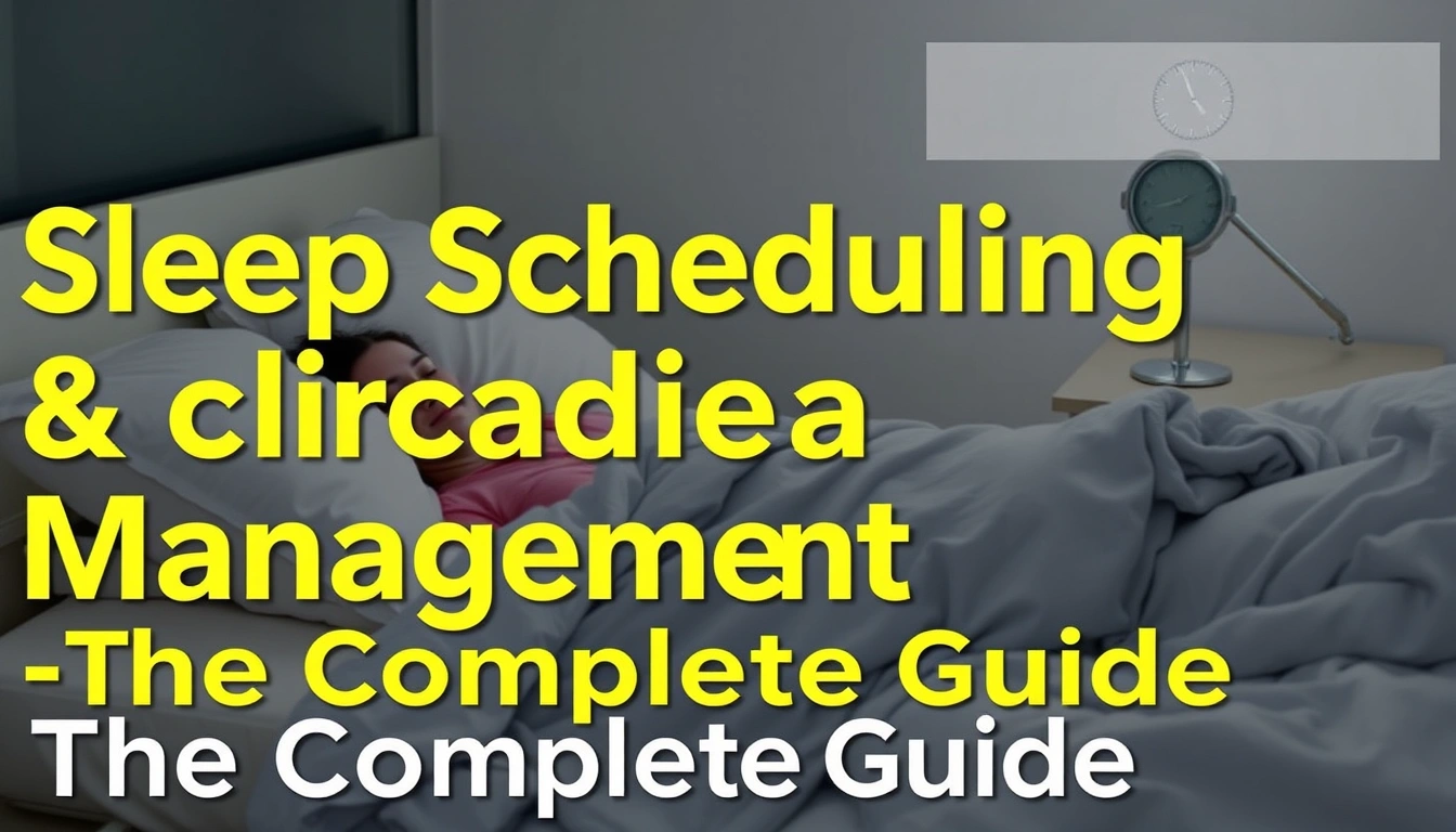 Sleep Scheduling & Circadian Management — The Complete Guide Sleep Scheduling & Circadian Management — The Complete Guide
